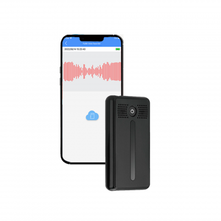 Microfon & Reportofon Wi-Fi 128GB FlyBit - Redare In Timp Real si Redare Inregistrari de la distanta, prin internet - Aplicatie iOS / Android [W1]